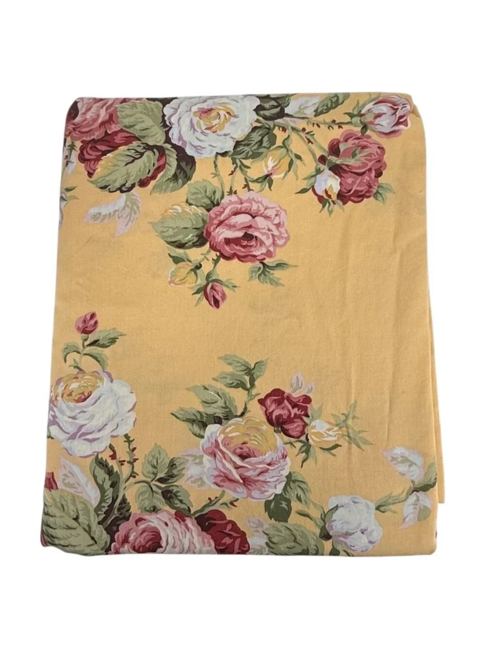 Vintage Ralph Lauren Home Sophie Brooke Queen Size Flat Sheet Floral 100% Cotton - Picture 1 of 8